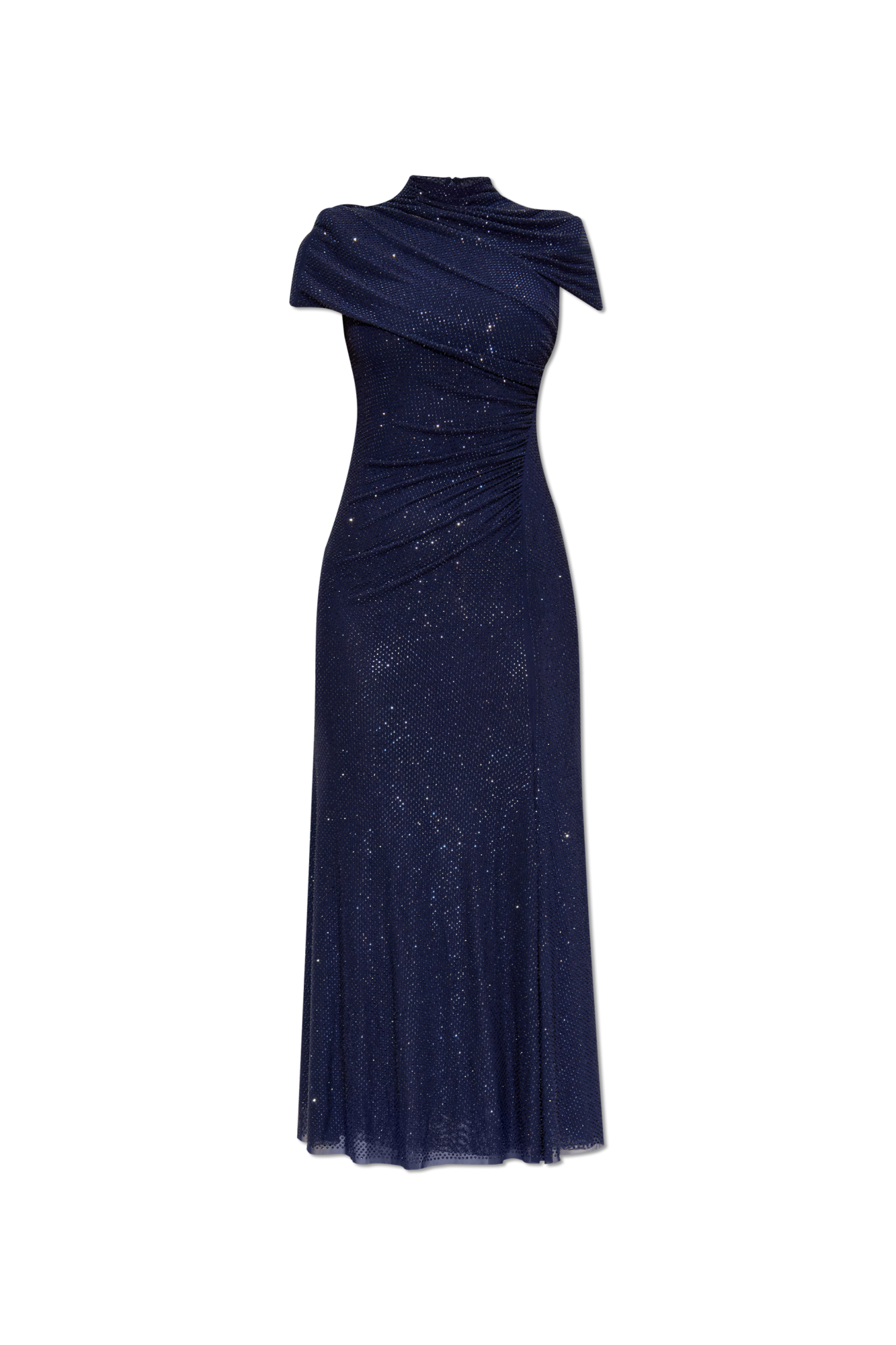 Navy blue Dress with shimmering sequins Self-Portrait